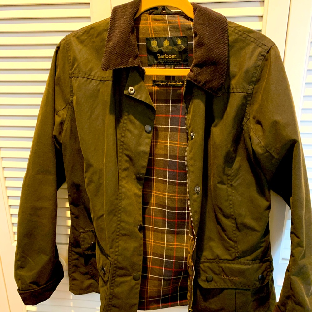 Barbour Olive Utility Jacket